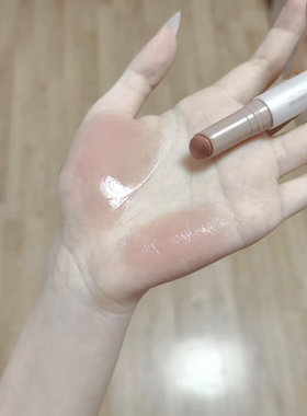 淡颜白开水裸色！酵色固体唇蜜561灰调裸米茶色水光滋润秋冬口红
