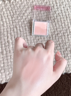 好融肤~橘朵水缎光腮红01蜜桃裸奶杏色黄皮伪素颜淡妆膨胀收缩色