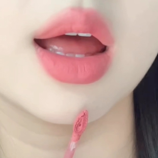 低饱和奶乎乎甜妹色!akf唇泥m23灰粉荔枝伪素颜蜜桃裸粉色口红