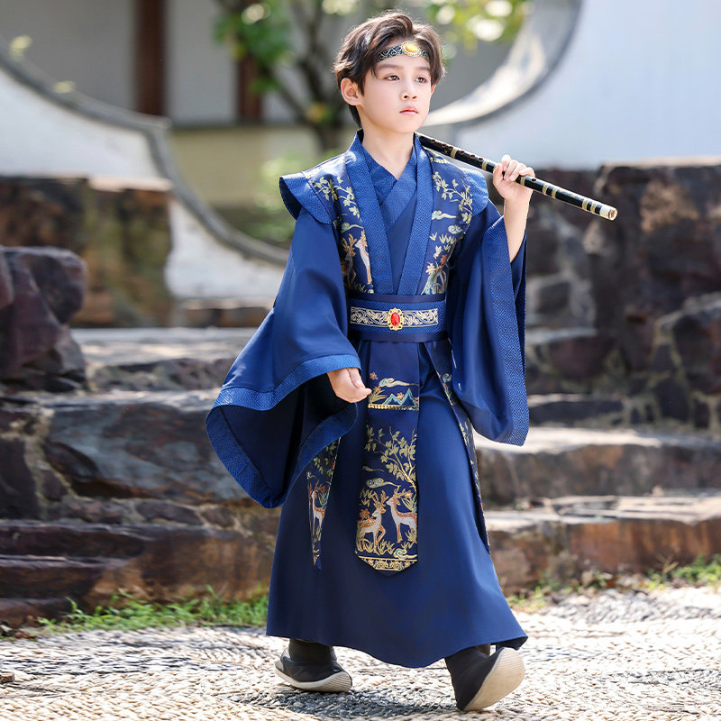 男童汉服2026新款春秋国风演出服