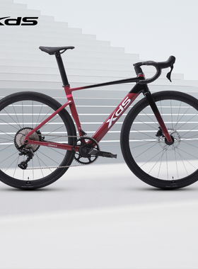 xds喜德盛2025款AD350公路车功率计自行车碳纤维前叉座管单盘12速