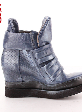 A.S.98意大利牛皮鞋复古做旧女款休闲靴753205