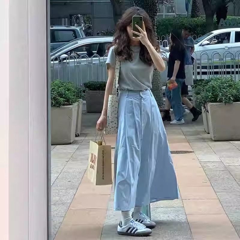 特大码300斤超宽松胖mm夏半身裙