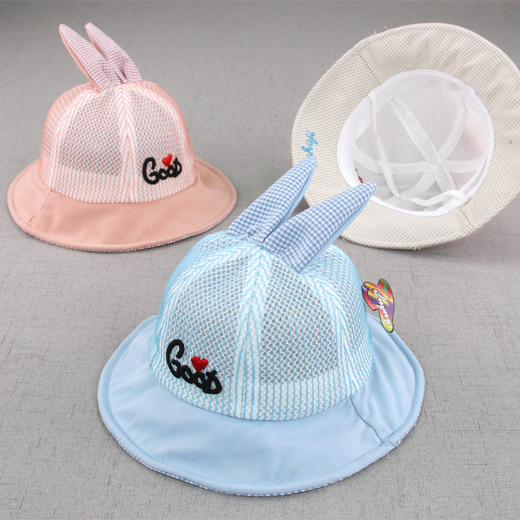 4五5六78七9八10九11十3-6个月女宝宝春夏装帽1岁2岁婴儿夏天帽子