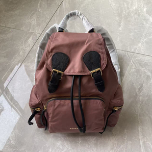 双肩包女2025新款大学生通勤旅游轻便高级感小众高颜值抽绳背包女