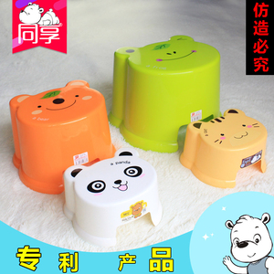 儿童加厚可爱卡通凳子宝宝凳子塑料防滑小板凳矮凳子换鞋凳垫教凳