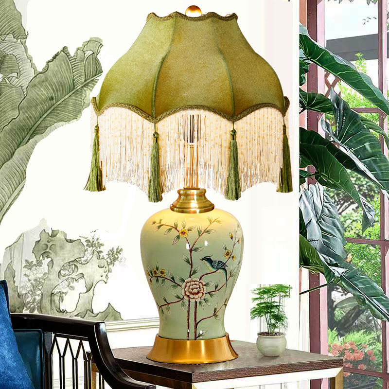 中古vintang法式复古台灯美式客厅高级感氛围装饰书房卧室床头灯