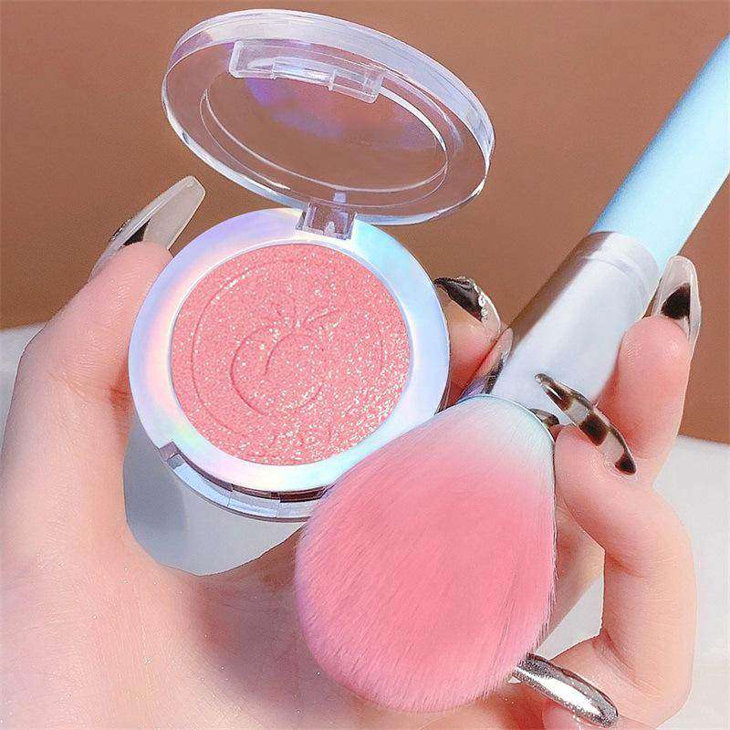 ins甜心微光腮红提亮持妆显色淡妆珠光带细闪细腻蜜桃色胭脂纯欲,彩妆/香水/美妆工具,腮红/胭脂,淘宝优惠券,粉丝福利购,淘宝优惠卷