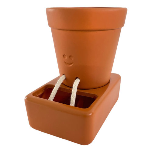 亚马逊桌面微笑花盆Desktop flower pot家居装饰办公室桌面摆件
