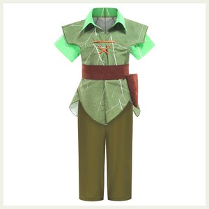 儿童小飞侠彼得潘扮演服迪士尼小男孩万圣节服装绿精灵Peter Pan