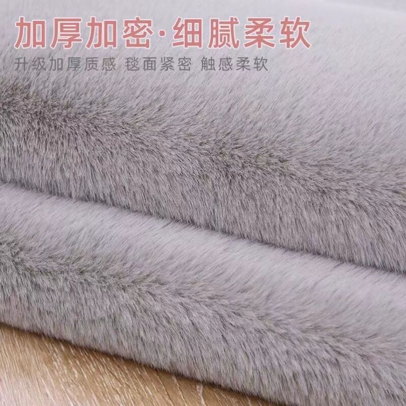 地毯卧室飘窗短毛地垫地毯床边户外露营垫房间长毛绒家用生活垫子