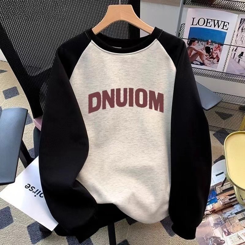 男女童纯棉拼接撞色卫衣新款中大童秋冬季慵懒宽松百搭学生上衣,童装/婴儿装/亲子装,卫衣/绒衫,淘宝优惠券,粉丝福利购,淘宝优惠卷