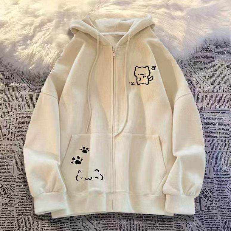 秋冬季慵懒风卫衣外套女童加绒美式连帽开衫中大童新款拉链慵懒风,童装/婴儿装/亲子装,卫衣/绒衫,淘宝优惠券,粉丝福利购,淘宝优惠卷