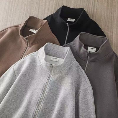 男女童运动服拉链开衫卫衣中大童