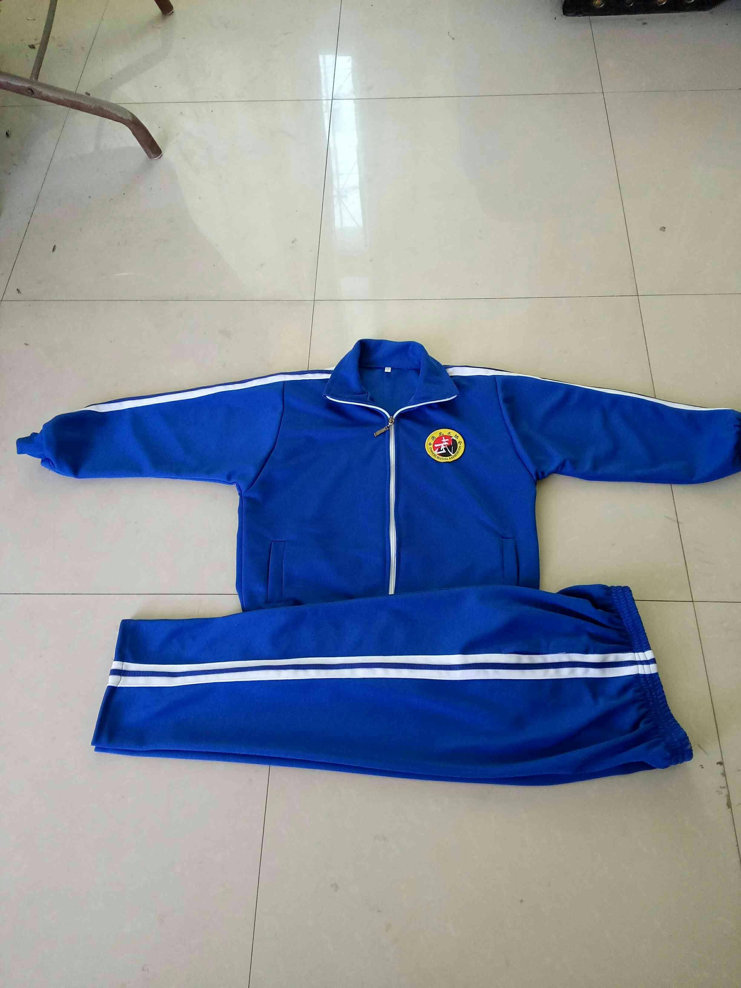 武术校服春秋季两件套中小学生校服休闲宽松健身服5_16岁学生服