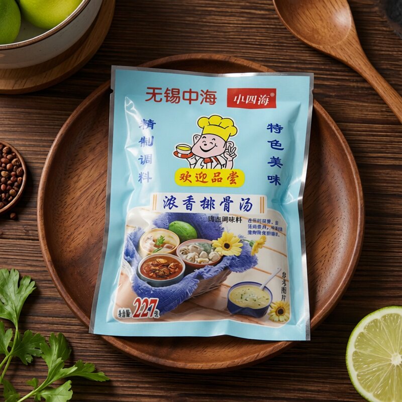 包邮无锡中四海排骨汤味王227克*40包调味料馄饨紫菜汤料 炒饭料