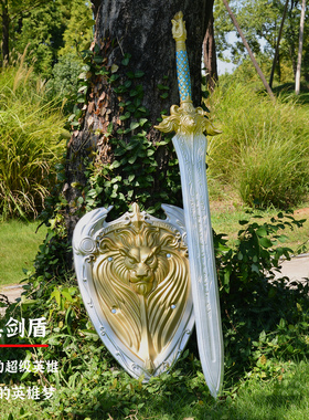 儿童软胶玩具刀剑男孩宝剑盾牌小孩的表演兵器PU武器模型孩子礼物