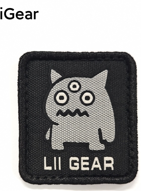 【Lii Gear官方】2025新款G-Liilii系列士气章Logo装饰刺绣魔术贴