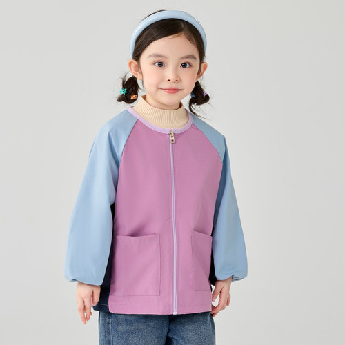 秋冬儿童防水罩衣洋气新款罩衫