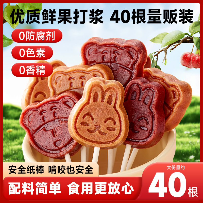 山楂棒棒糖果脯蜜饯儿童零食小吃