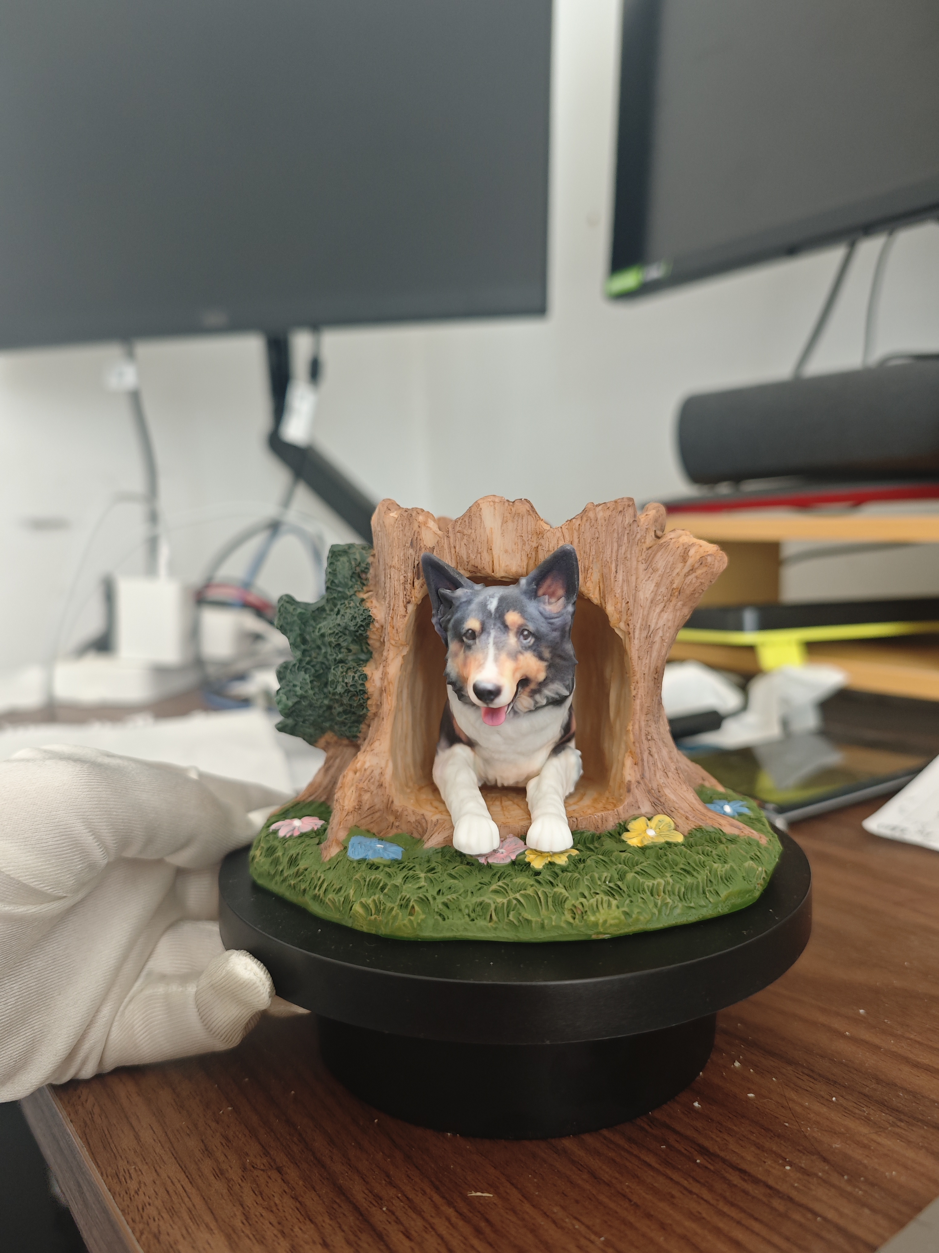3d打印照片宠物手办 宠物立体模型打印桌面摆件狗狗猫猫手办定制