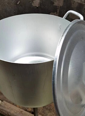 加厚商用有盖汤锅饭店越南锅兰州拉面老款大容量老式纯铝锅工地