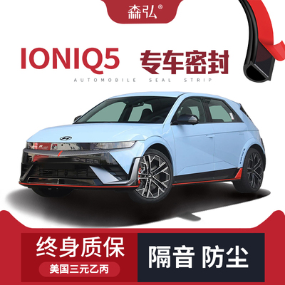 【只做高端】适配HYUNDAI IONIQ5专用隔音密封条加装全车防尘改装