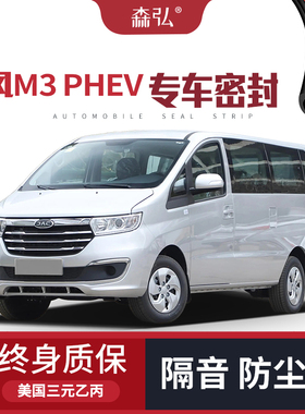 【只做高端】江淮瑞风M3 PHEV改装专用汽车隔音密封条车门防尘
