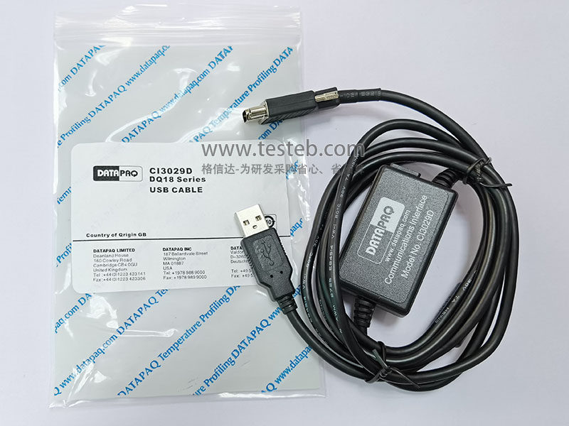 英国Datapaq CI3029D数据线Q1860炉温仪USB线连电脑 CH0070充电器