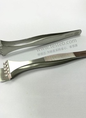 Sipel 500W-SA晶圆镊子5寸wafer硅片夹 5个齿爪宽16mm 耐酸不锈钢