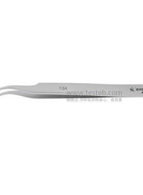美国EXCELTA7-SA弯头镊子0.1mm