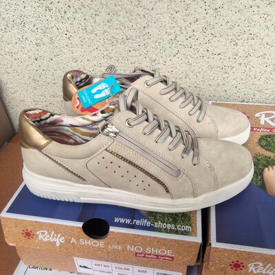 外贸大码单鞋侧拉链系带休闲板鞋