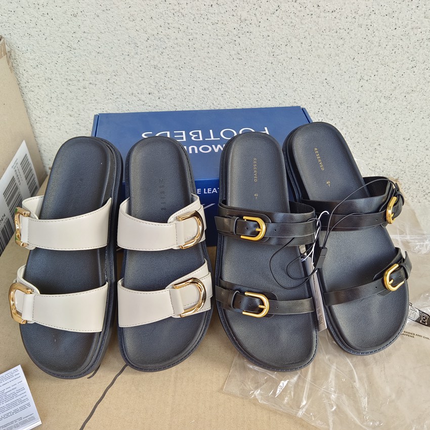 外贸女拖鞋皮带扣厚底勃肯拖鞋
