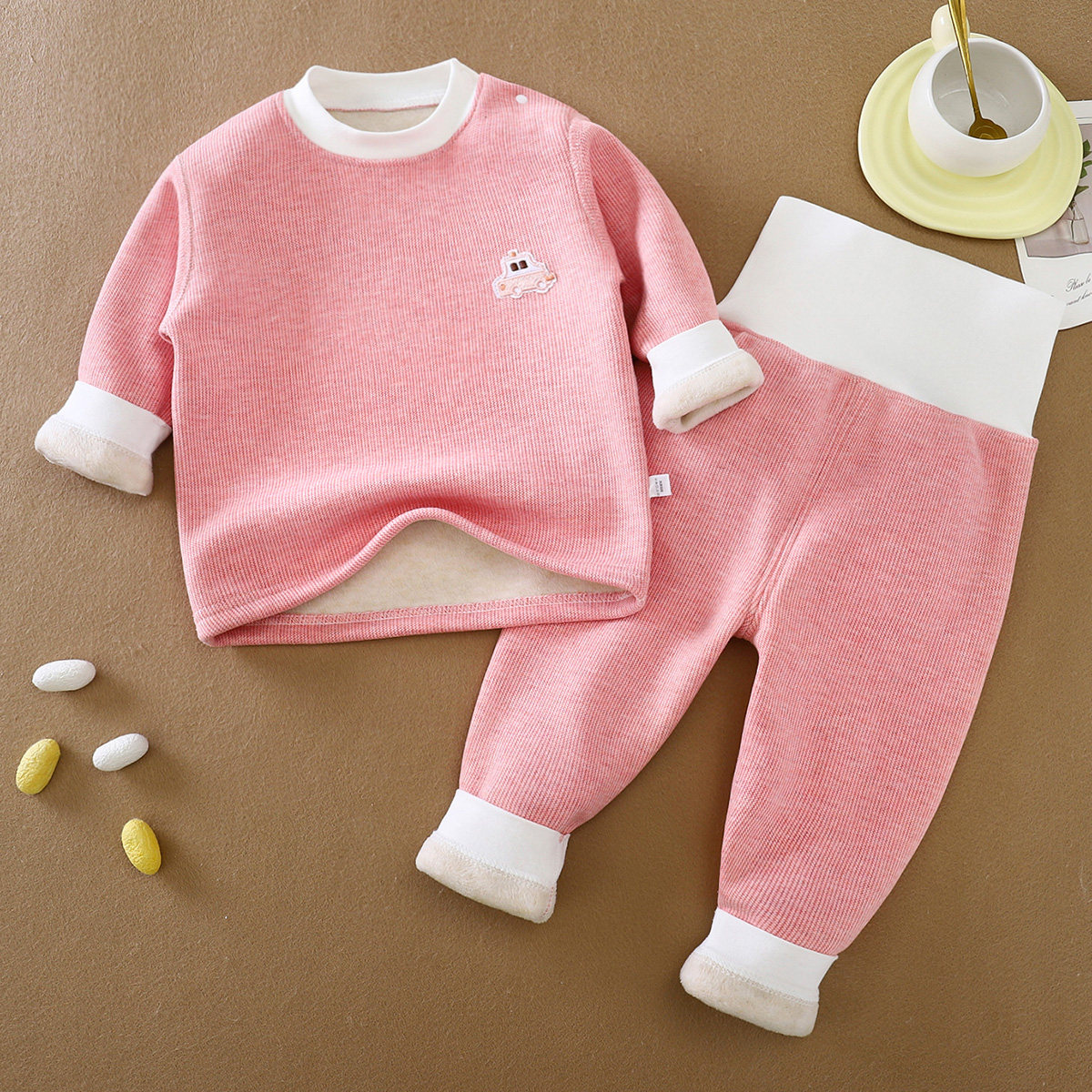 儿童加绒无骨套装宝宝高腰保暖内衣婴儿秋衣秋裤春秋男女睡衣秋冬,童装/婴儿装/亲子装,内衣套装,淘宝优惠券,粉丝福利购,淘宝优惠卷