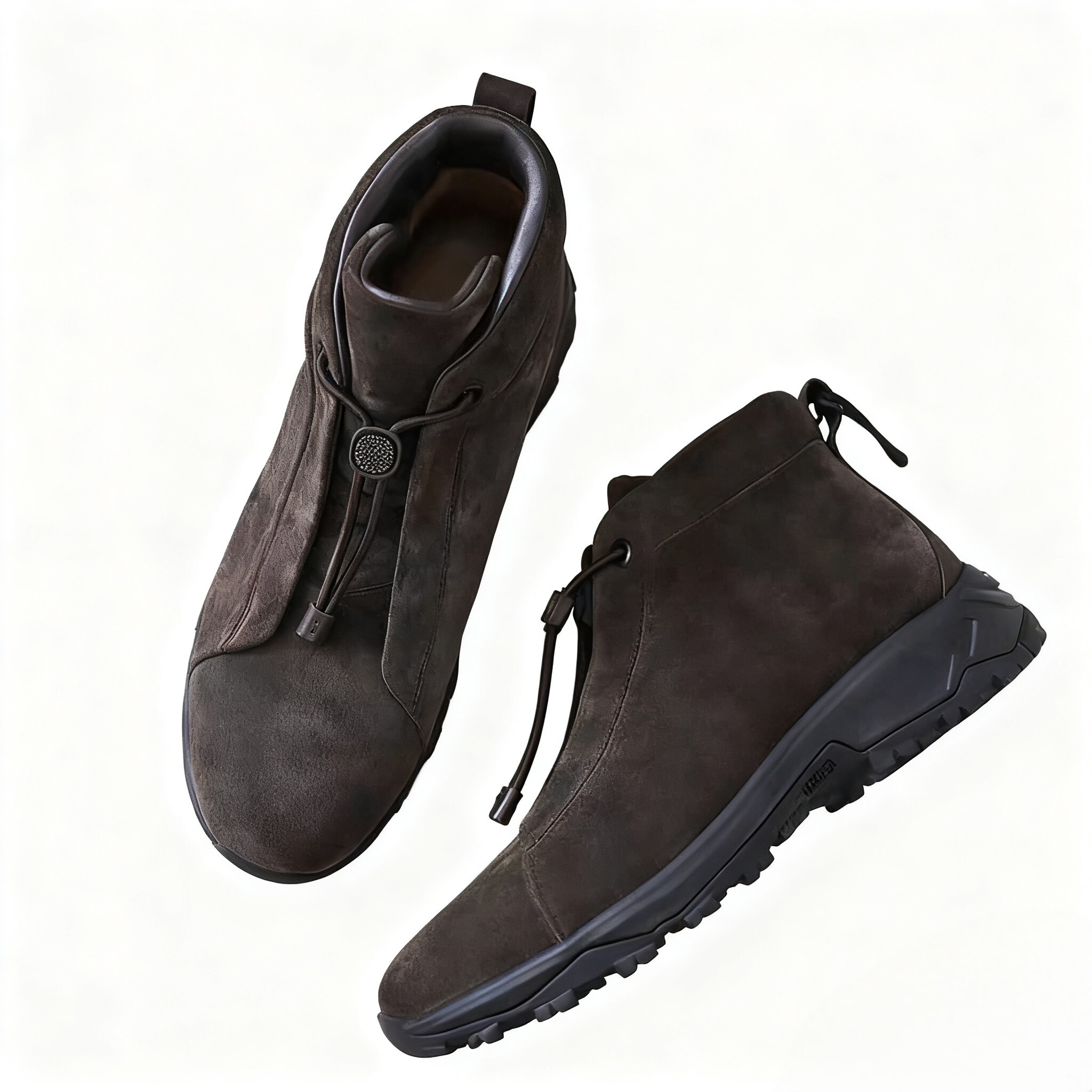 thumbnail for European high-end luxury outdoor casual shoes, genuine leather, thick-soled, lightweight, wear-resistant, one-slip versatile hiking shoes for men