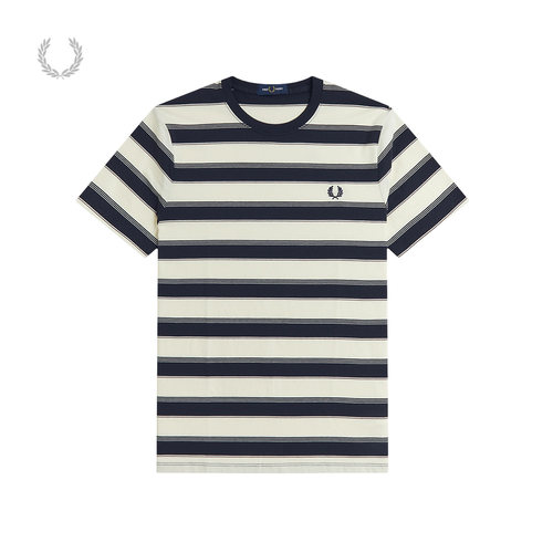 FREDPERRY条纹短袖T恤休闲时尚
