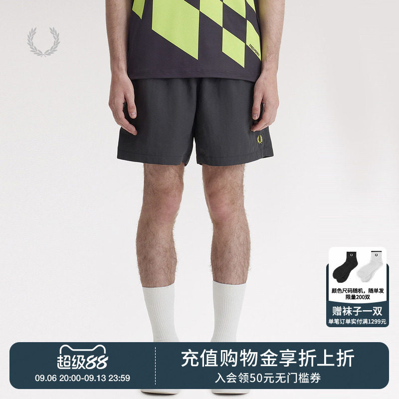 FREDPERRY松紧腰短裤简约活力图片