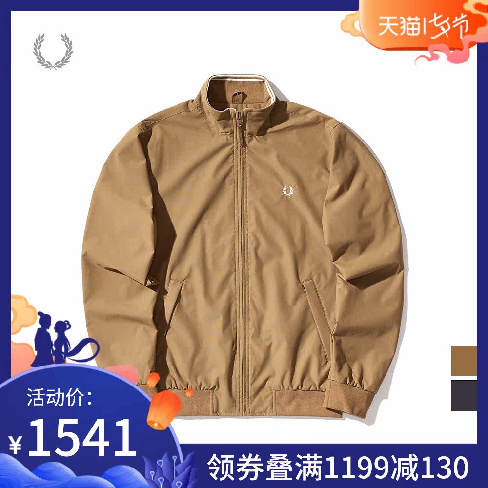 FRED PERRY man leisure time coat summer fashion zipper Solid Self cultivation Jacket FPXJKJ3511XMAin the Men's clothing, Jacket  category - from Buy2taobao.com to provide professional Taobao agent buy service