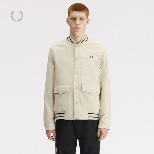 FREDPERRY排扣棒球夹克英伦时尚