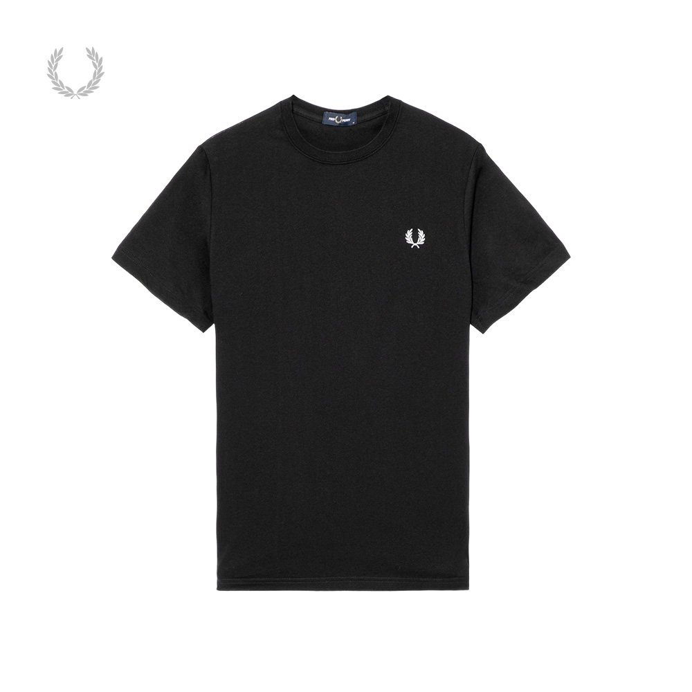 FRED PERRY男装圆领短袖T恤2026夏季新款简约基础款纯色休闲半袖