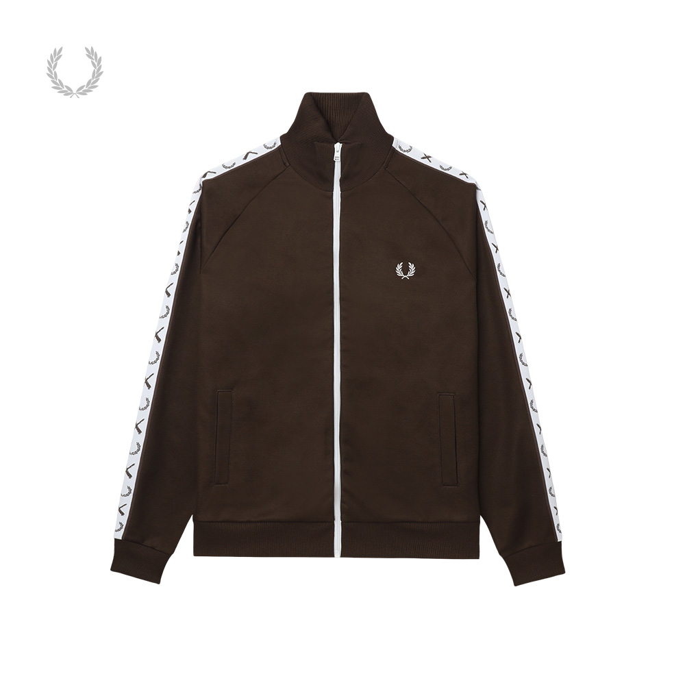 FRED PERRY.EXIT男士卫衣2025秋冬新款logo串标麦穗刺绣开衫J1179