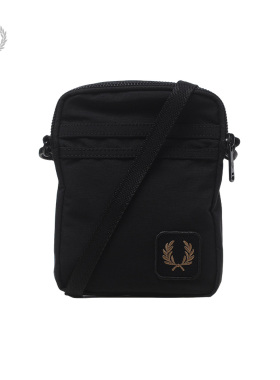 FRED PERRY男士休闲手拿包2025冬季新款纯色拉链麦穗logoL1194