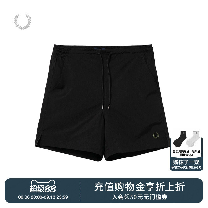 FREDPERRY宽松休闲短裤简约活力图片