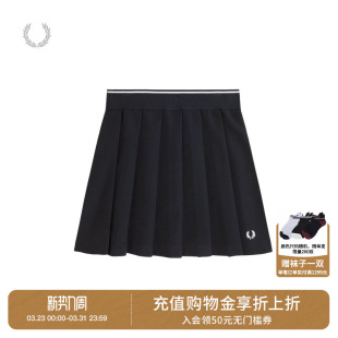 新款 半身裙百褶裙2025冬季 青春活力纯色褶裥裙短裙 PERRY女装 FRED