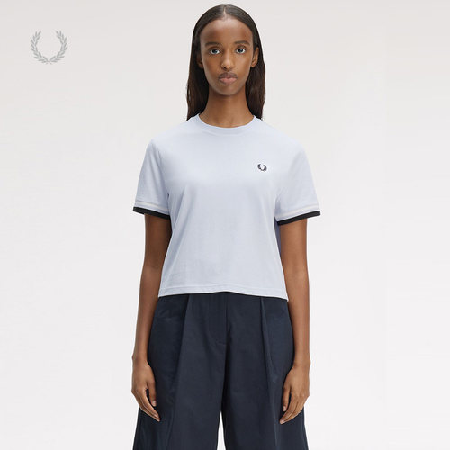 FREDPERRY合身短袖T恤时尚活力