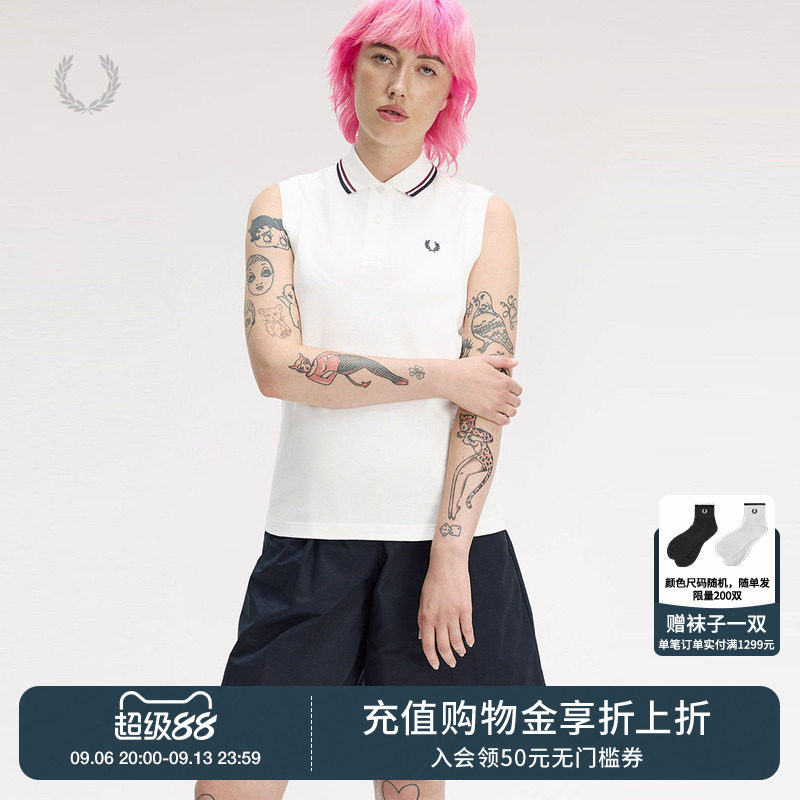 FREDPERRY无袖polo衫时尚气质图片