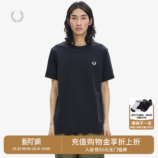 T恤2026夏季 圆领短袖 新款 休闲基础款 M3519XMA FRED 半袖 PERRY男装