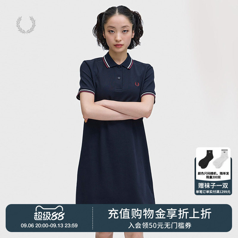 FREDPERRY短袖连衣裙青春活力图片