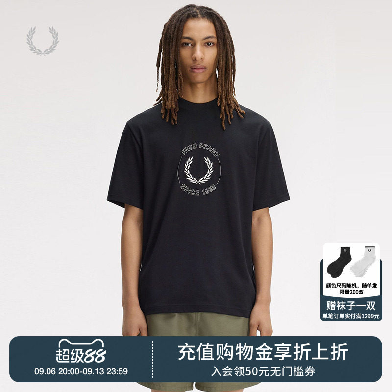 FREDPERRY短袖T恤酷感型男图片