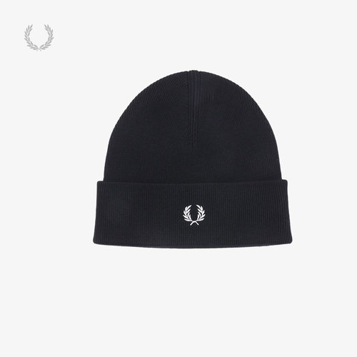FREDPERRY翻边针织帽时尚简约